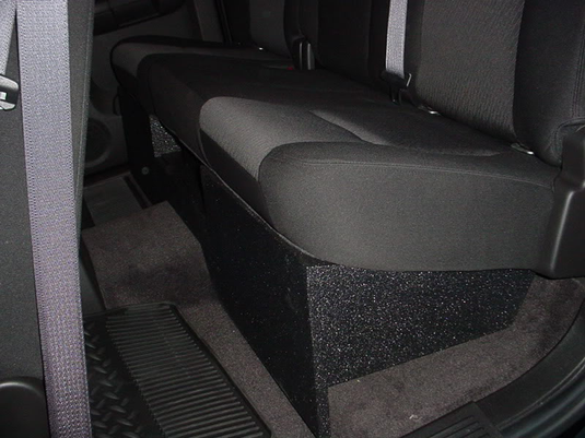 07 Up Chevy/Gmc Ext. Cab Dual 10'' with Amp. cut Pro Poly Sub B