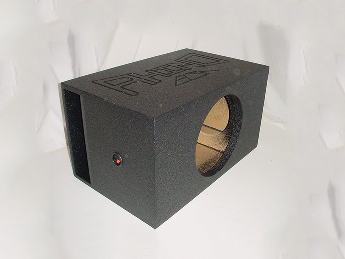 Single 15'' Horn Port Super Base Pro Poly Subwoofer Box Sub Box