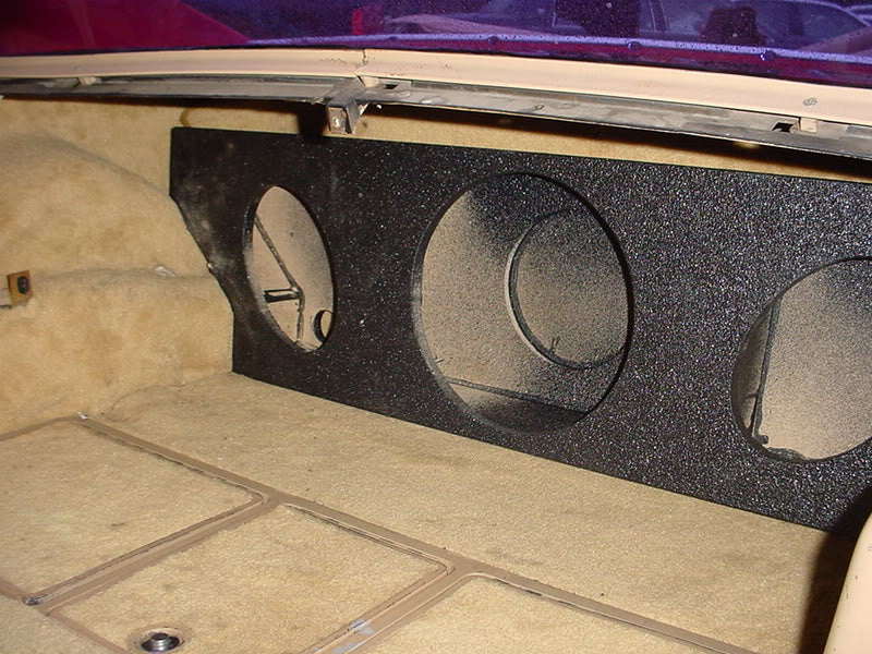 Load image into Gallery viewer, 1968-1982 Corvette C3 Subwoofer Box For 1x12&quot; sub &amp; pair of 6x9 speakers
