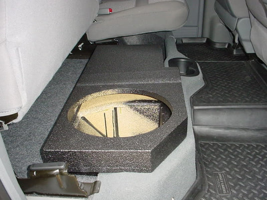 2002-2008 Dodge Quad Cab Single 10'' Ported Sub Woofer Carpeted Box