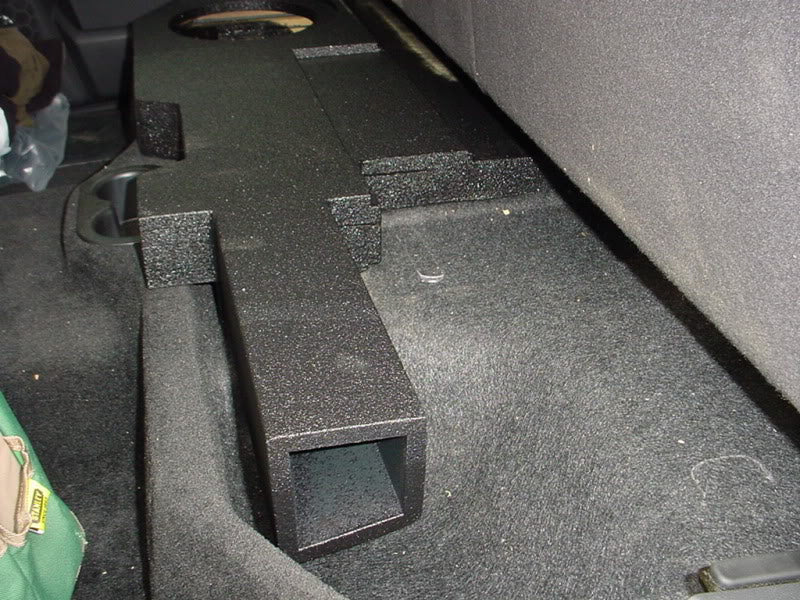 Load image into Gallery viewer, 2009 up Dodge Quad Cab Single 10&quot; ported Sub Box Carpeted
