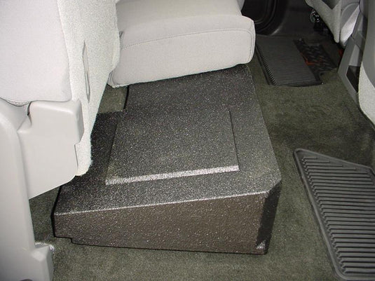 2014 and up Chevy Standard Crew Cab Subwoofer Box Sub Box 2x12 Carpeted