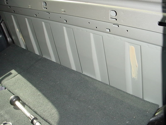 2001-2007 Chevy Crew Cab HD Behind the Seat Sub Box 2x12" Carpeted