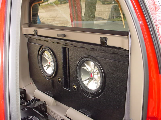 2002-2016 Chevy Avalanche or Cadillac EXT Ported Sub Box 2x10