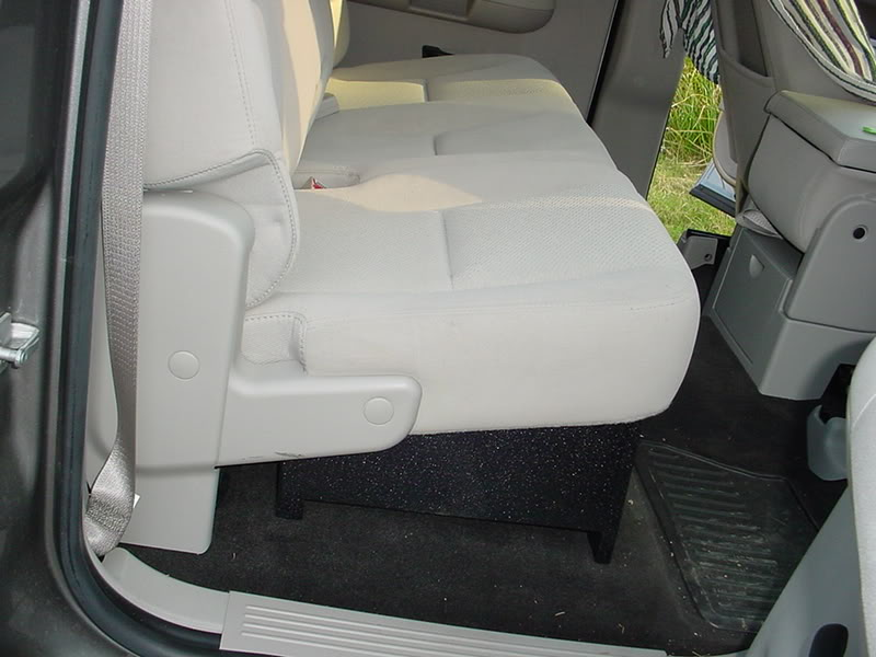 Load image into Gallery viewer, 2008-2013 Chevy Crew cab Ported poly Subwoofer Box 2X12
