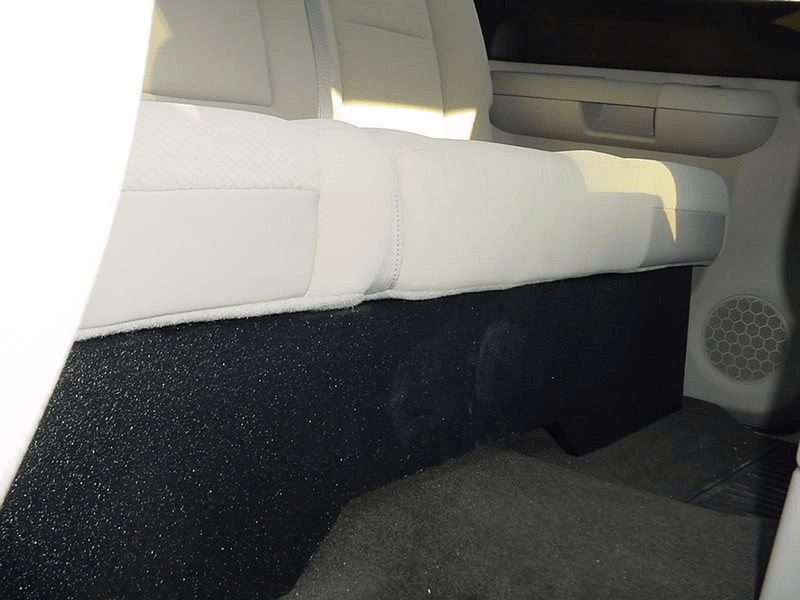 Load image into Gallery viewer, 2008-2013 Chevy Crew cab Ported Carpeted Subwoofer Box 2X10
