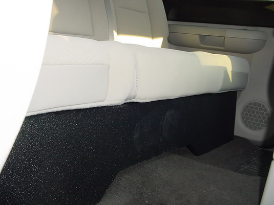 2008-2013 Chevy Crew cab Ported poly Subwoofer Box 2X12