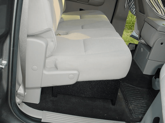 2008 and up Chevy/Gmc Crew Cab New Body Subwoofer Box 2X10 Carpeted