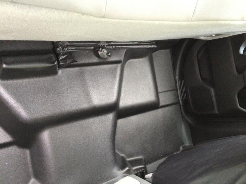 Load image into Gallery viewer, 2014 and Up Chevy Double Cab Ported Subwoofer Box Sub Box 2X10 Carpeted
