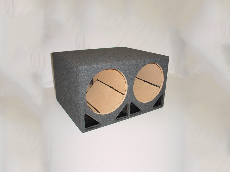 Load image into Gallery viewer, 2x12&#39;&#39; Double ported sub box Carpeted
