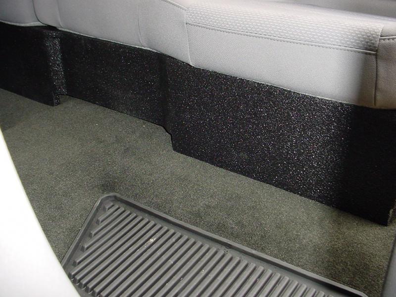 Load image into Gallery viewer, 2014 up Chevy Standard Crew Cab Ported Subwoofer Sub Box 2x10 Carpeted
