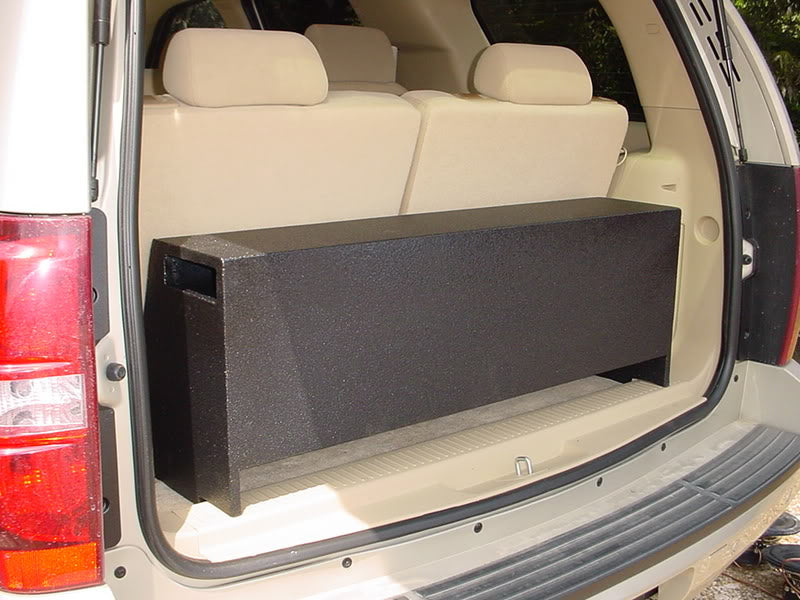 Load image into Gallery viewer, 2007 and up Chevy Tahoe Ported Poly Sub Box 2X10
