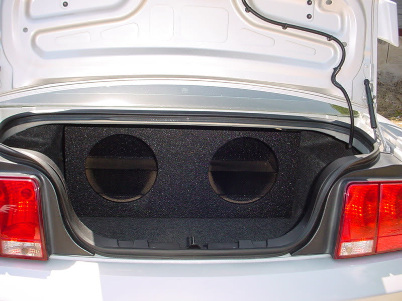 Load image into Gallery viewer, 2005-2009 Ford Mustang Pro-Carpeted Jumbo Sub Box 2X10
