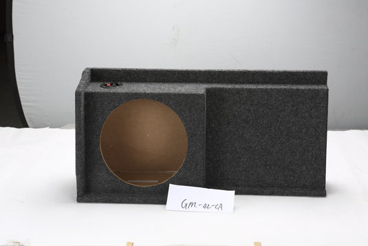 99-2006 Chevy Ext. Cab 1 x 12'' Down Fire Sub Box Carpeted