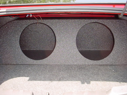 2013 and Up Chevy Camaro  2x12" Carpeted Trunk Sub Box