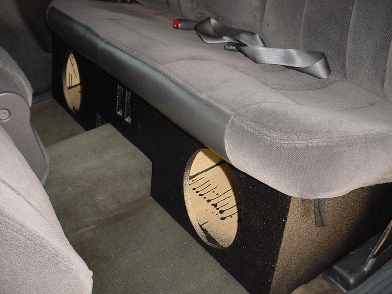 Load image into Gallery viewer, 99-2006 Chevy Extended Cab 2-12&#39;&#39; Ported Carpeted subwoofer box
