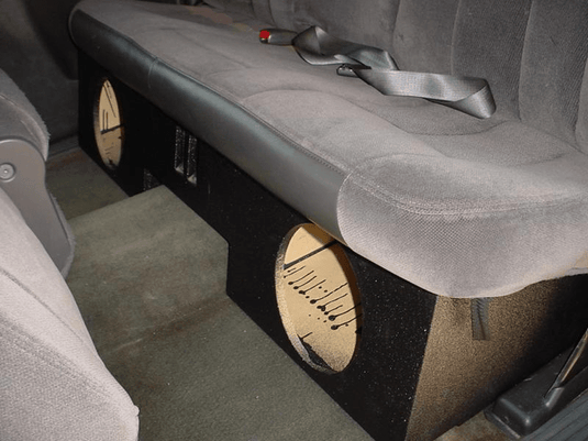 99-2006 Chevy Extended Cab 2-12'' Ported Carpeted subwoofer box