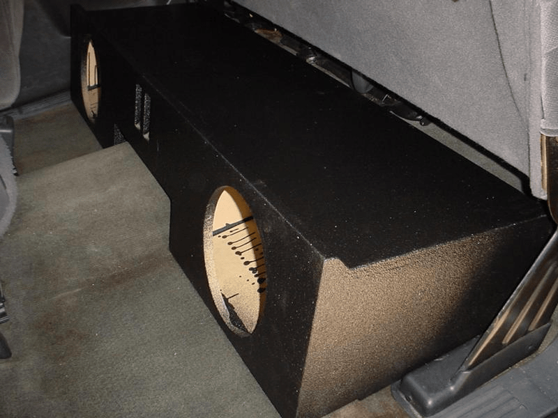 Load image into Gallery viewer, 99-2006 Chevy Extended Cab 2-12&#39;&#39; Ported Carpeted subwoofer box
