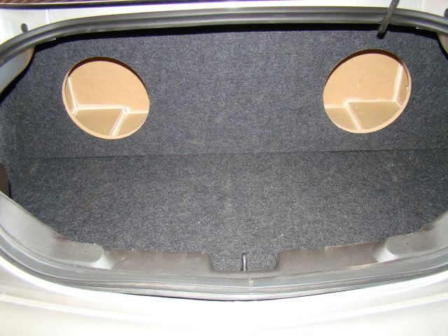 Load image into Gallery viewer, 2010-2012 Dual 12&quot; Chevy Camaro Carpeted Trunk Sub Box
