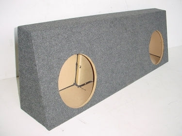 2006-2008 Dodge Mega Cab Behind The Rear Seat Sub Box Carpeted 2 x 10