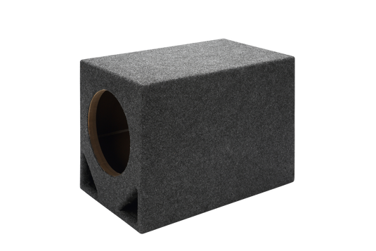 1x12'' Double slot ported Carpeted sub box