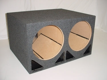 Load image into Gallery viewer, 2 15&#39;&#39; Double Ported Subwoofer Box Carpeted Sub box
