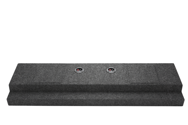 Load image into Gallery viewer, 2001-2007 Chevy Crew Cab HD Behind the Seat Sub Box 2x12&quot; Carpeted
