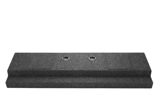 2001-2007 Chevy Crew Cab HD behind seat Carpeted Sub Box 2X10