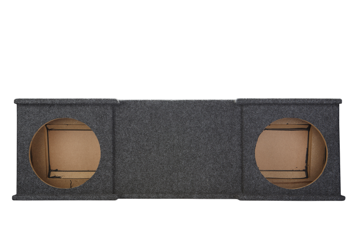 2008-2013 Chevy Crew cab Ported Carpeted Subwoofer Box 2X10