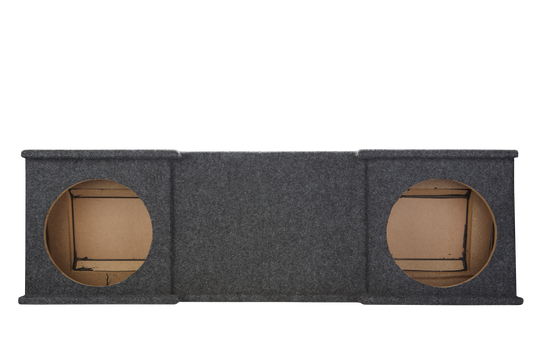 2008-2013 Chevy Crew cab Ported Carpeted Subwoofer Box 2X10