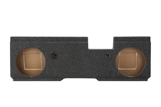 2014 & up Chevy Standard Crew Cab Ported Subwoofer Sub Box 2x12 Carpeted