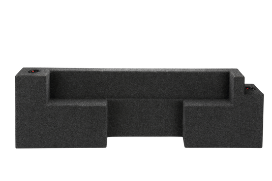 88-98 Gm Ext. Cab 2-12'' Ported Carpeted Subwoofer Box