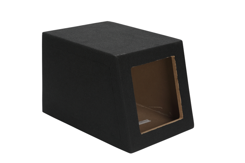 Load image into Gallery viewer, Hatch Back Square Hole 1x10&quot; Carpeted Sub Box
