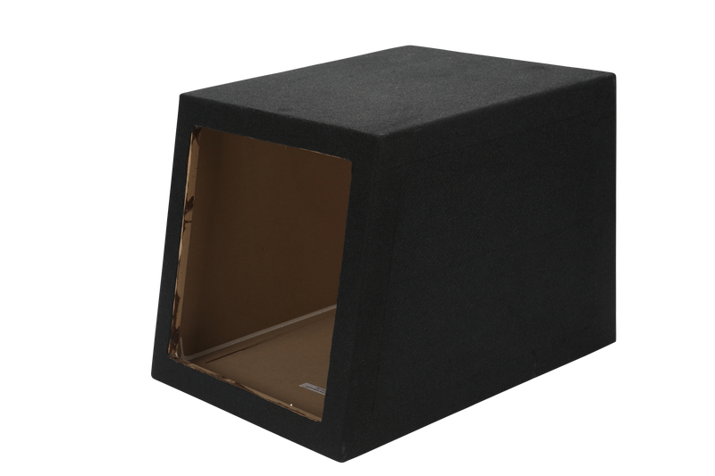 Load image into Gallery viewer, Hatch Back Square Hole 1x15&quot; Carpeted Sub Box
