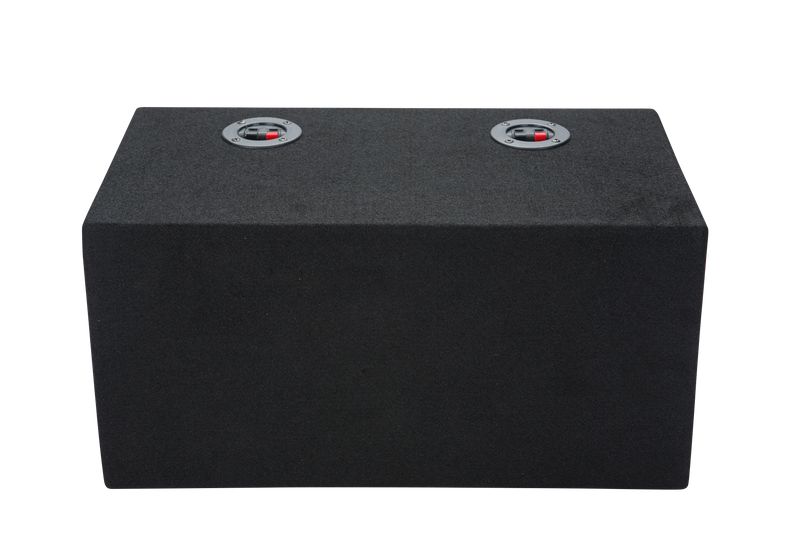 Load image into Gallery viewer, Dual 8&#39;&#39; Sealed Carpeted Sub woofer Box
