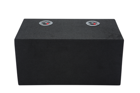 Dual 8'' Sealed Carpeted Sub woofer Box