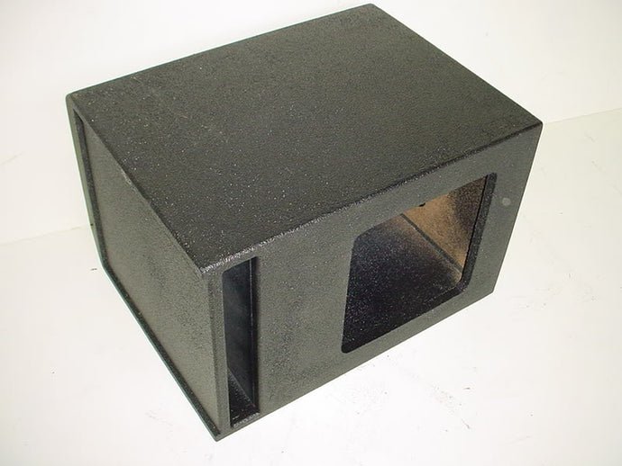 Horn Ported Square Hole Single 10'' Sub woofer Box Poly