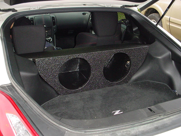 2009 and up Nissan 370Z Pro-Poly Subwoofer Box FOR 2X10