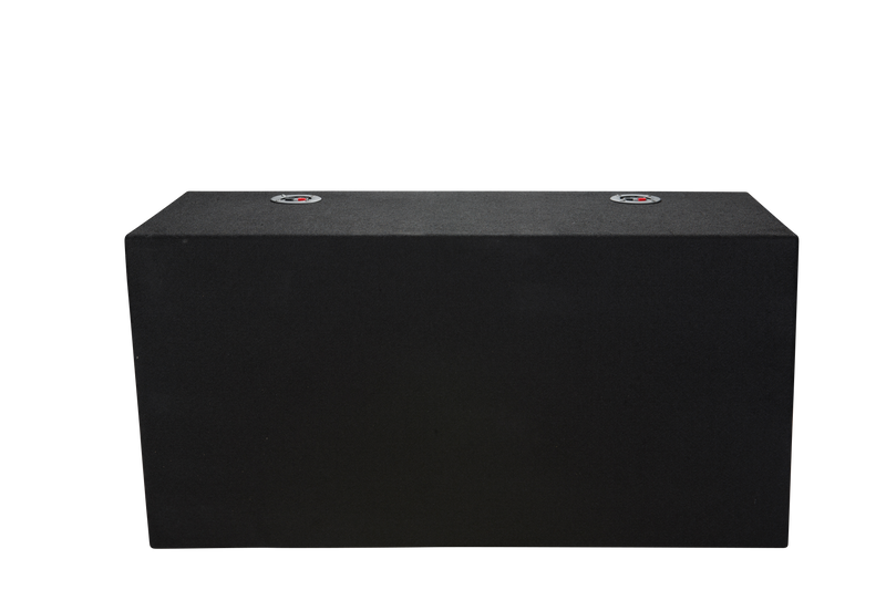 Load image into Gallery viewer, 2 x 12&quot; Carpeted Slot Ported Sub Box
