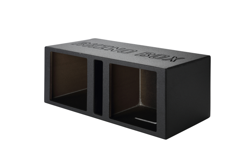 Load image into Gallery viewer, 2x12&quot; Square Hole Slot Ported Poly Sub Box
