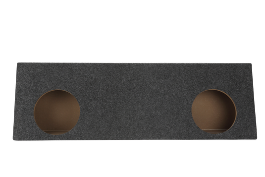 2-12'' Slot Ported Behind The Single Cab Truck Seat Carpeted Sub box