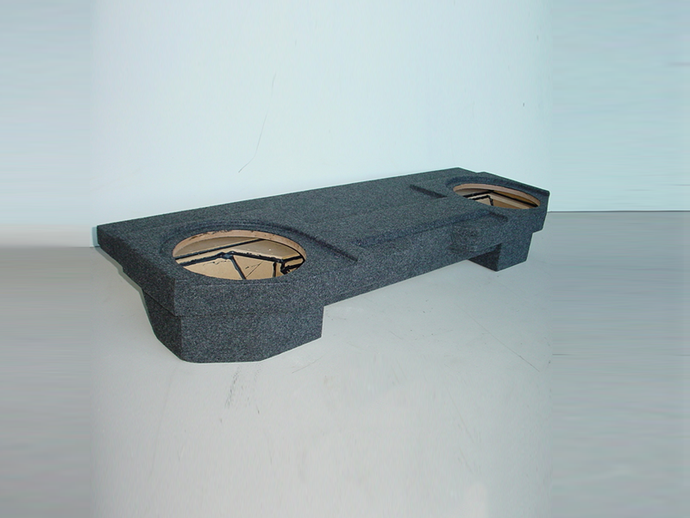 2002-2008 Doge Ram Quad Cab Bench seats Jumbo Carpeted Sub Box