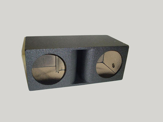 2-10'' Slot Ported Behind The Single Cab  Truck Seat Poly Sub box